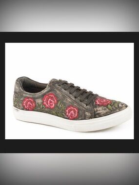 Roper Women's Madeline with Pink Rose Embroidery